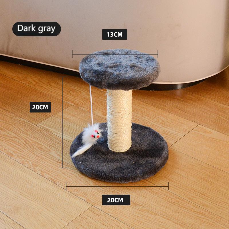 Sisal cat scratching post, cat climbing frame, cat tree, small cat toy, cat jumping platform