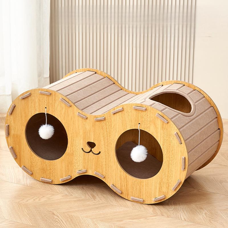 Cat bed, cat scratching board, cat climbing frame, cat tree, all-in-one felt