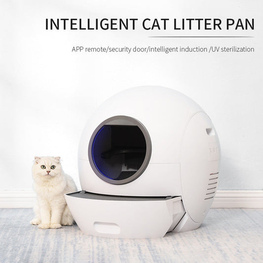 Fully automatic smart cat litter box, large cat toilet, drawer-type, fully enclosed, deodorizing and splash-proof cat feces machine, item number