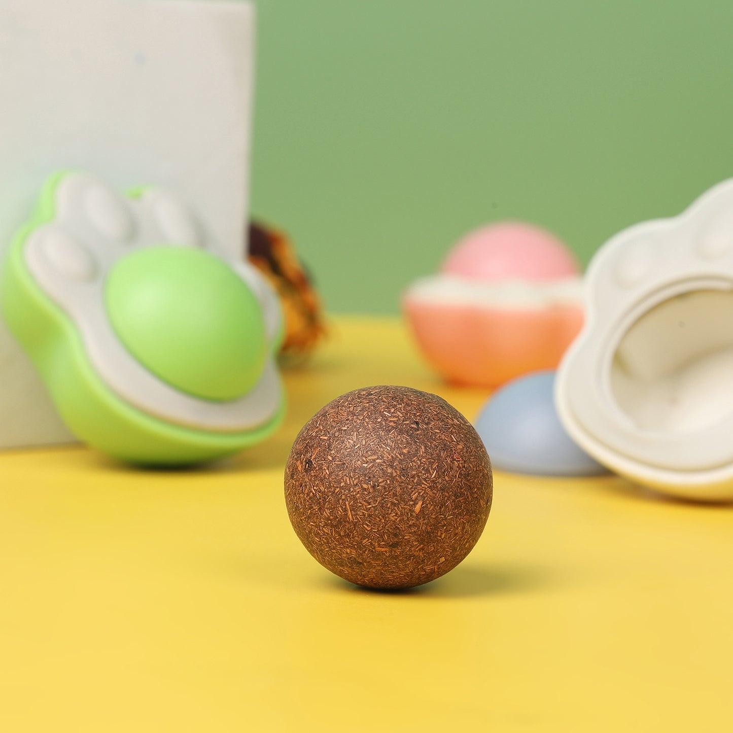 Cat Toys, Polygonum aviculare Gall Fruit, Cat Claw Licking Ball, Cat Teeth Licking Mint Ball