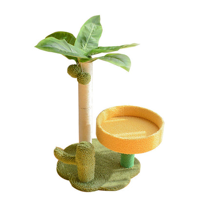 Cat climbing frame, cat bed, integrated cat jumping platform, cat tree, sisal cat scratching post, cat scratching board, cat toy