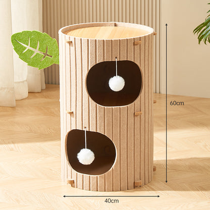 Multi-layer cat climbing frame, cat bed, cat scratching board, felt