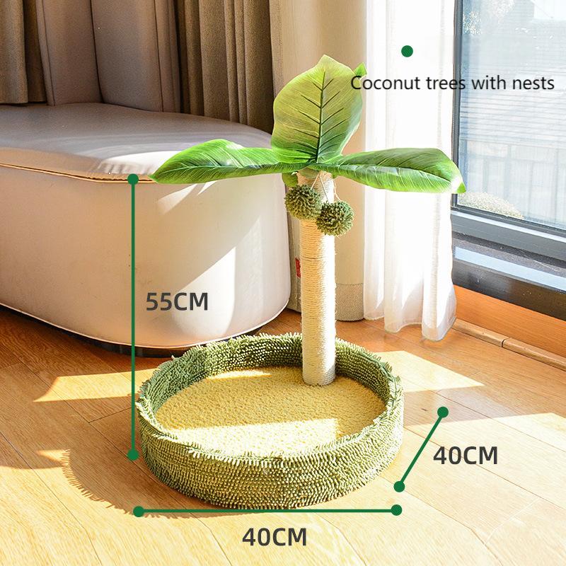 Cat climbing frame, cat bed, integrated cat jumping platform, cat tree, sisal cat scratching post, cat scratching board, cat toy