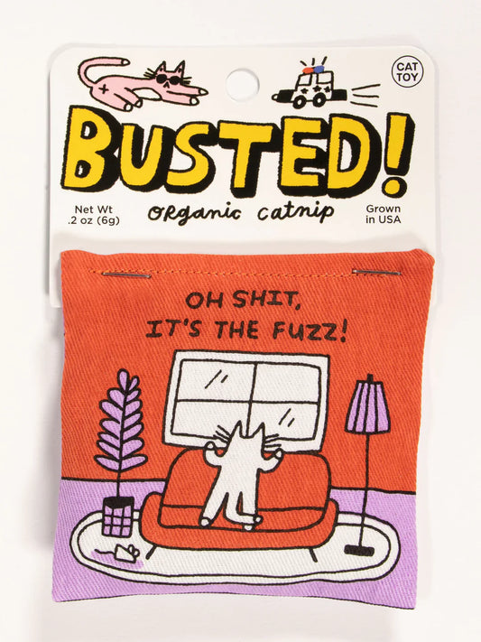 Busted! Oh Shit, It's the Fuzz! Catnip Toy