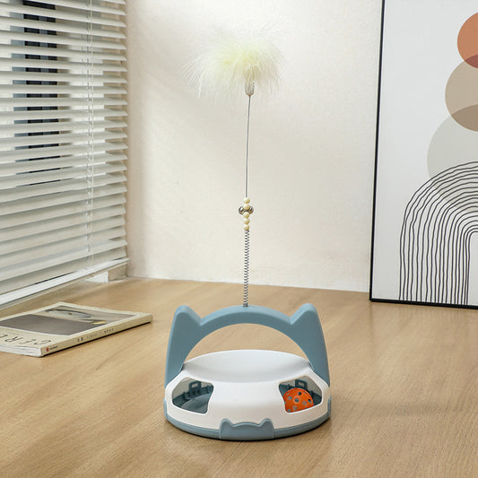 Pet toys, cat self-entertainment interactive toys, feather cat teasing stick, cat teasing toys