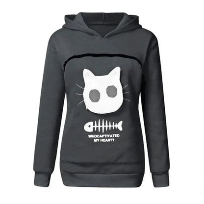 Cat Lovers Hoodie Kangaroo Pullover